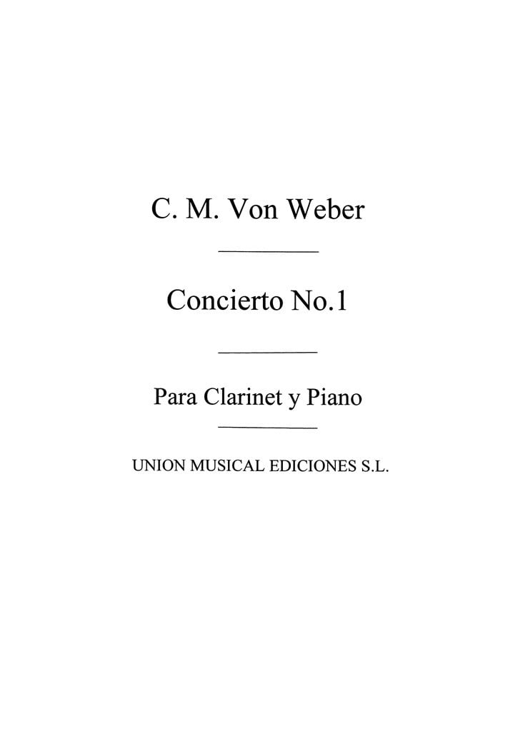 Clarinet Concerto No.1